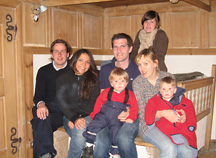 Feriengäste Christian Kahl und Elena Fuchs aus Basel mit Freunden aus Berlin