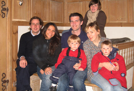 Feriengste Christian Kahl und Elena Fuchs mit Freunden aus Berlin